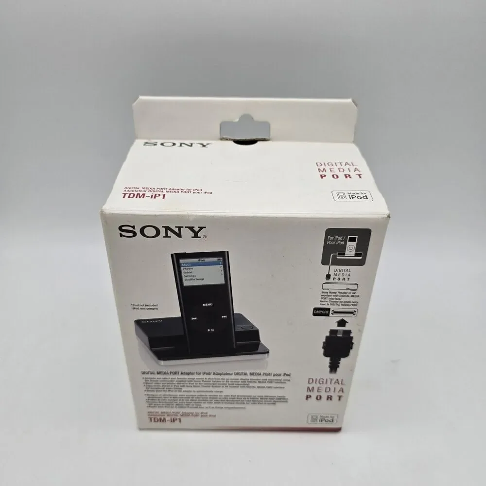 SONY TDM-iP1 DIGITAL MEDIA PORT ADAPTER for iPod | legacy 30-pin